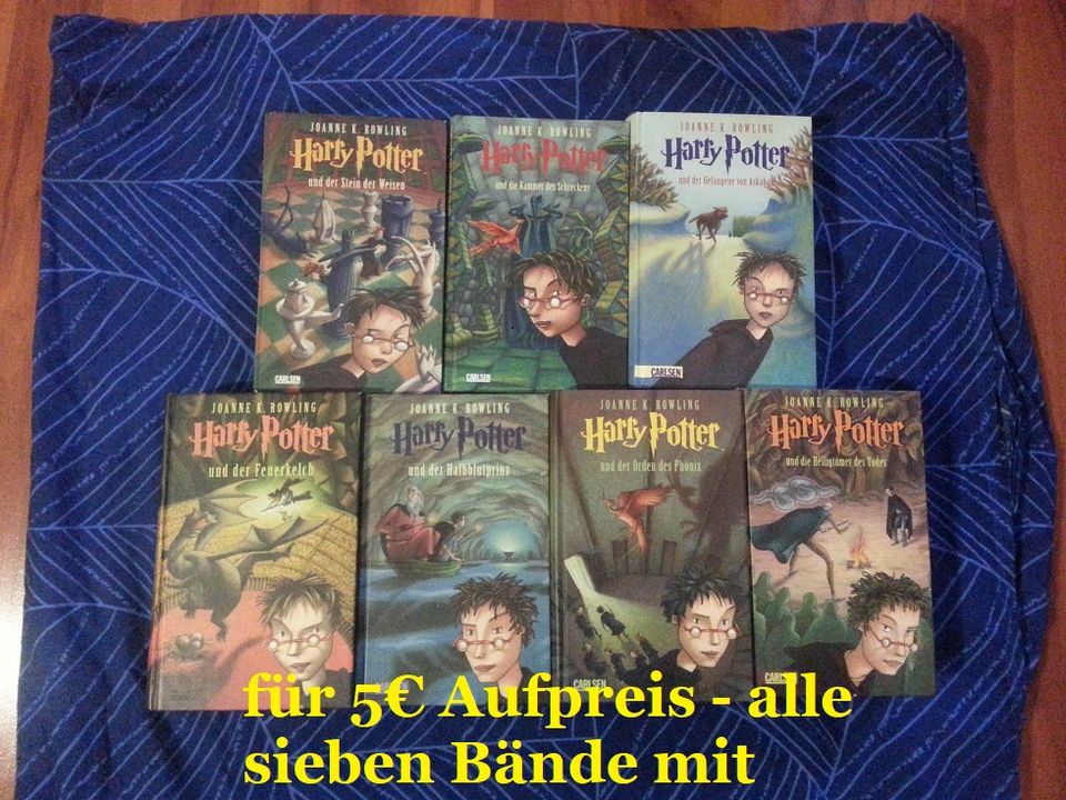 Harry Potter Bücher 1-7 Sammlung Komplett & Gebunden. Gut&Versand in Unterwössen