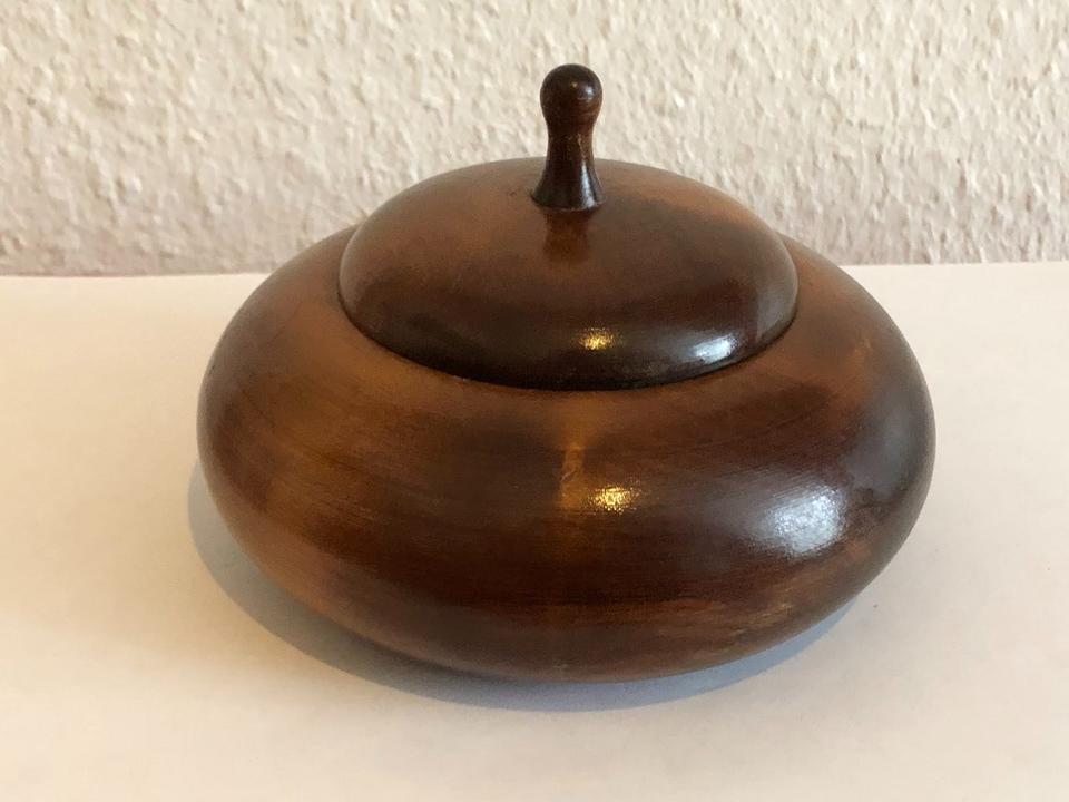 Holzschale vintage dunkel Holz Schmuck Dekoration in Mannheim