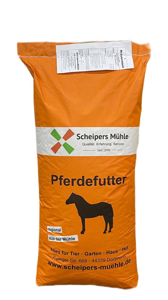 Scheipers Kräutermüsli 25 kg 16,95 € Pferde Futter ohne Hafer in Dortmund