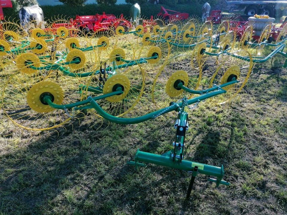 Sternradschwader Heuwender  Schwader für Iseki Kubota Yanmar in Rossow