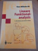 Hans Wilhelm Alt: Lineare Funktionalanalysis Rheinland-Pfalz - Bannberscheid Vorschau