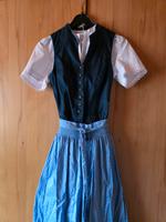 Dirndl Mididirndl Marjo blau hochgeschlossen Bayern - Berg Oberfr. Vorschau