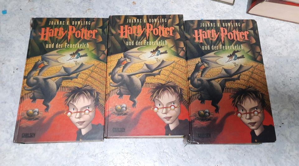 Harry Potter Buch Feuerkelch Sammung 1 Auflage ? Auflösung in Dielheim