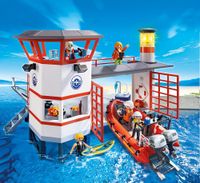 PLAYMOBIL - Küstenwachstation mit Leuchtturm Rettungsstation Nordrhein-Westfalen - Schwalmtal Vorschau