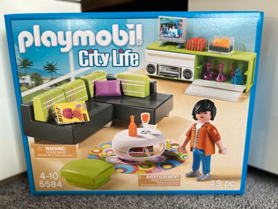 Playmobil 5584 * Wohnzimmer  City Life * Vollständig * OVP * in Berlin