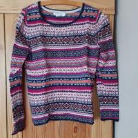 warmer Pullover, H&M, Größe L, Norwegermuster Bayern - Wiesentheid Vorschau