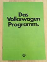 Schöner großer Prospekt "Das Volkswagen Programm" 16 S. von 1977 Baden-Württemberg - Ludwigsburg Vorschau