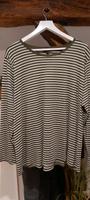 C&A Langarmshirt gestreift, grün/weiß Größe 52/54 Bayern - Bad Bocklet Vorschau