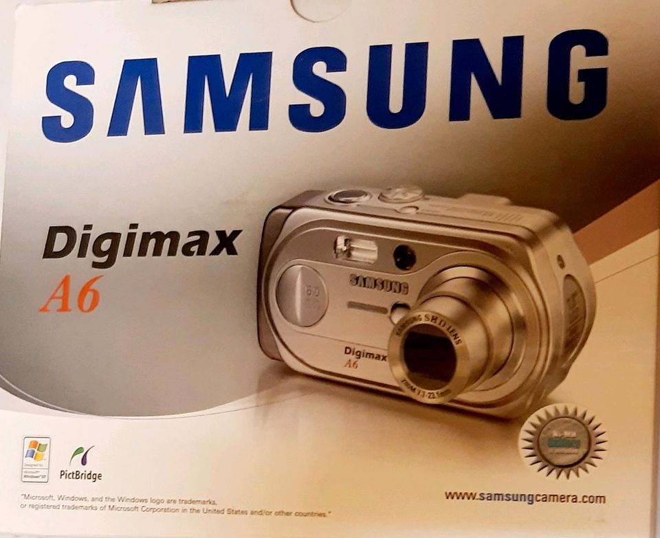 Samsung Digitalkamera A6/A63 mit allem Zubehör in Seffern