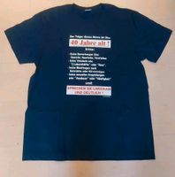 T Shirt, 40, 40 er Geburstag, XL, blau, neuwertig Schleswig-Holstein - Bad Segeberg Vorschau