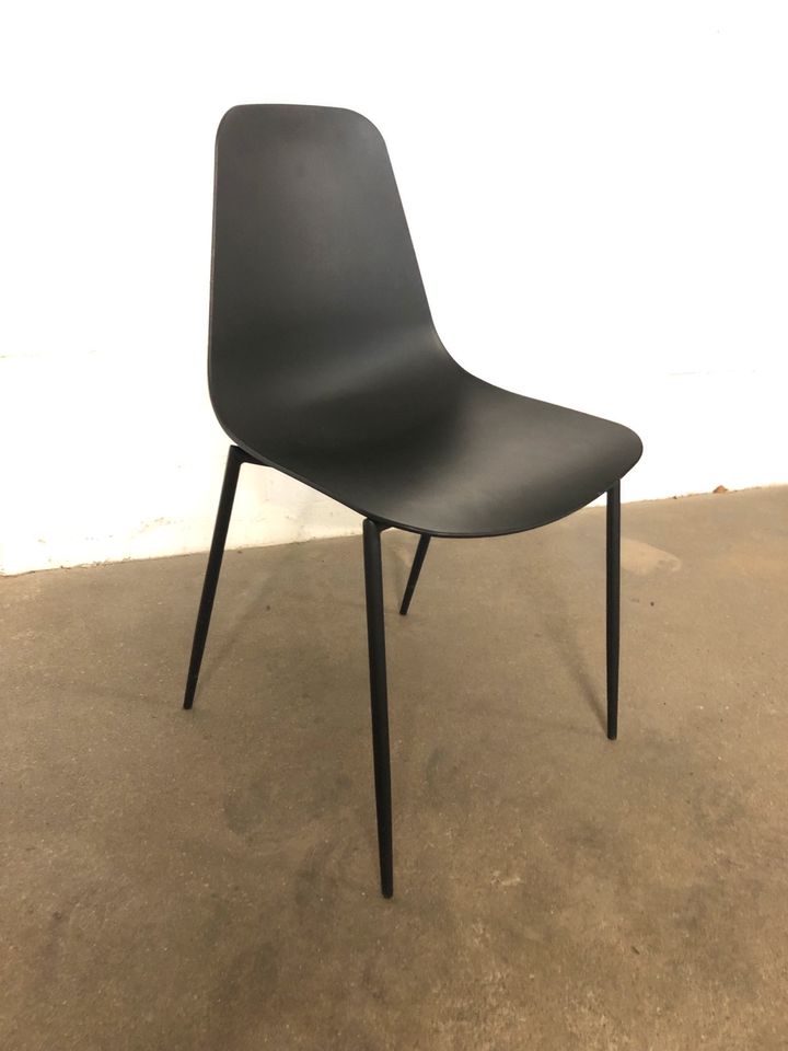 Stuhl schwarz Schalenstuhl Küche Esszimmer Metall in Düsseldorf