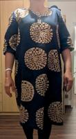 Leinen Blusenkleid Leinenkleid gr 42/44 blau Muster Runden Hessen - Fulda Vorschau