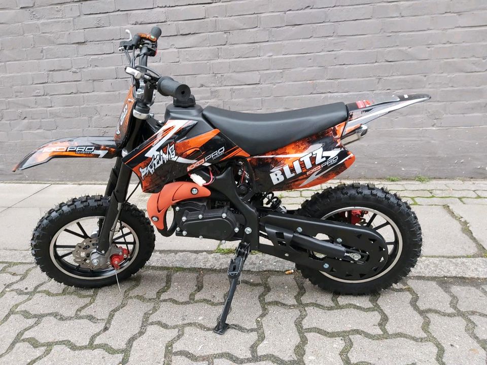 49ccm / Elektro Motor Dirt Cross Pocket Mini Kinder Bike Quad ATV in Hamburg