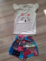 T-shirt und Shorts mit katze 104 Berlin - Charlottenburg Vorschau