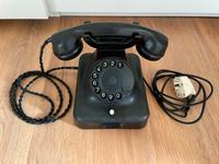 Vintage Wählscheiben-Telefon schwarz 1969 DDR Bakelit Reichsbahn Nordrhein-Westfalen - Alfter Vorschau