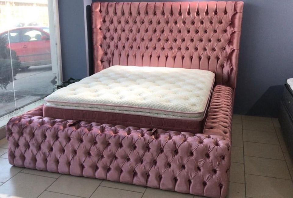 Bett Kinder Bett Betten Aufmass Möbel Schlaffunkion Chesterfield 180 140 160 x200 in Berlin