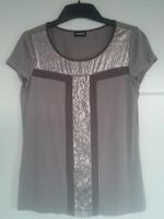 Gr. 36 S Gerry Weber wie neu Damen T-Shirt Pailletten braun grau Niedersachsen - Melle Vorschau