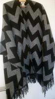 DAMEN PONCHO mit FRANSEN FARBE: GRAU/SCHWARZ NEU! Bayern - Coburg Vorschau
