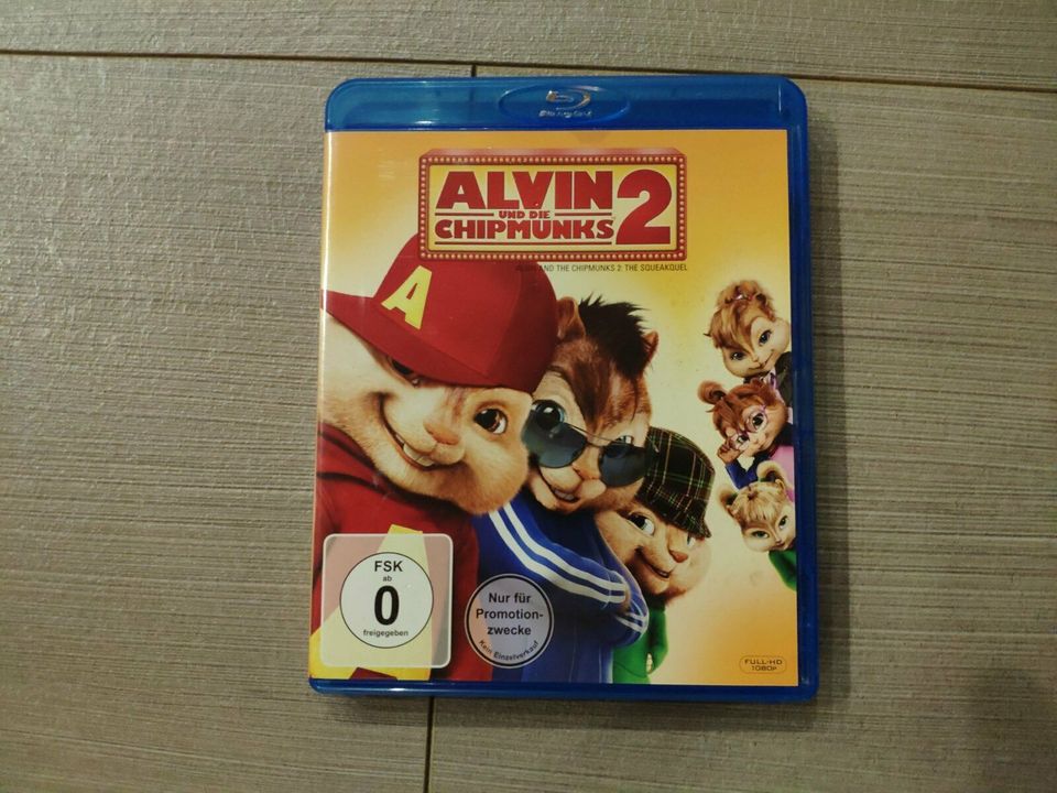 Alvin und die Chipmunks 2 - Bluray - Guter Zustand in Urmitz