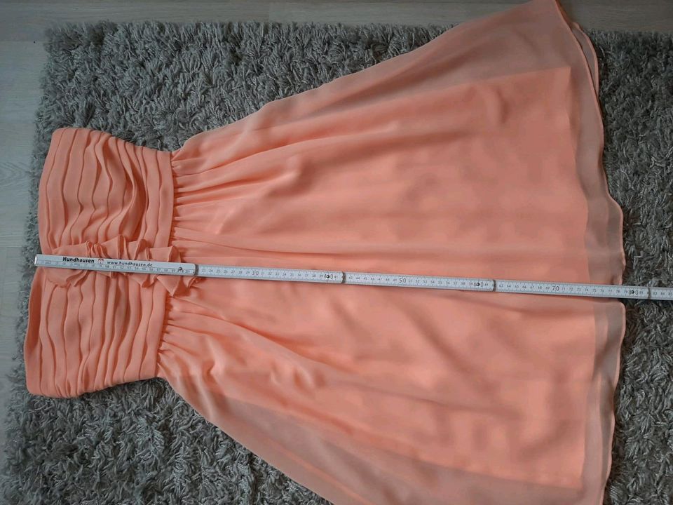 Kleid - Cocktailkleid - Jake's Gr. 34 - apricot in Drolshagen