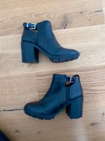 Stiefelette schwarz Leder 38 Bayern - Hollfeld Vorschau