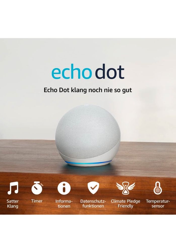 Echo Dot 5. Gen. Alexa- weiß - neu - OVP in Velbert