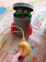 Oscar the Grouch Sesamstrasse Vintage fisher price Babyspielzeug Nordrhein-Westfalen - Herzogenrath Vorschau