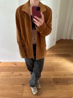 Vintage Lederjacke, Wildleder, cognac, 42 Ganni Pierlot Sandro Nordrhein-Westfalen - Leverkusen Vorschau