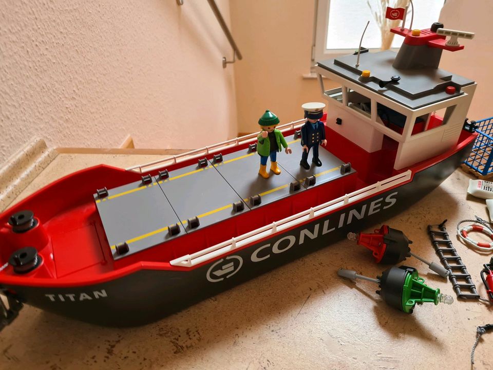 Playmobil Großes Conlines Frachtschiff 4472 in Wiesbaden