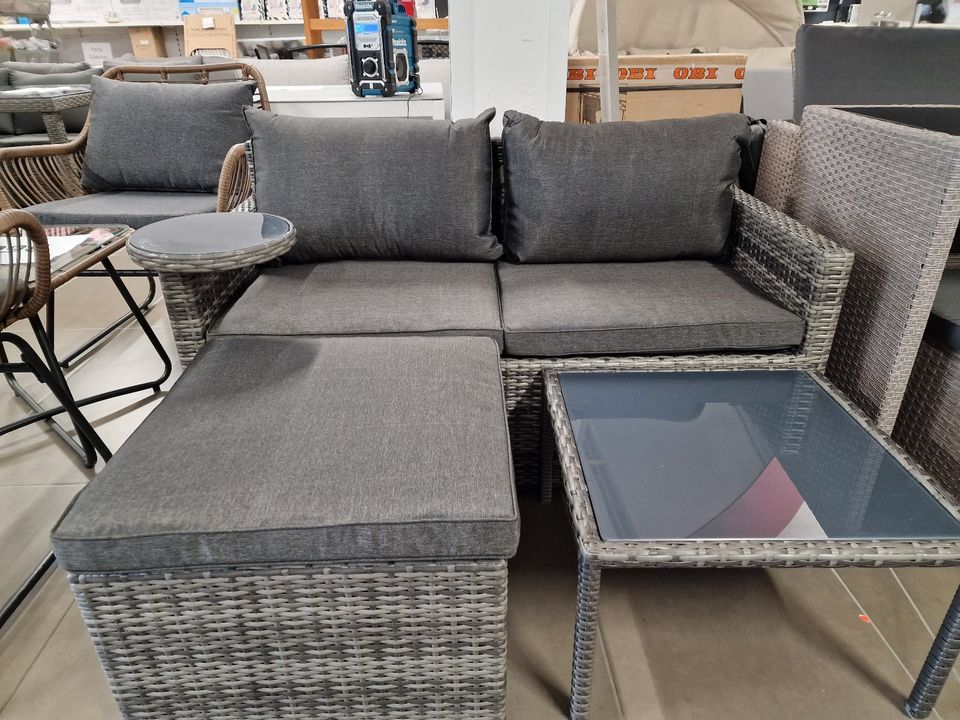 Rattan Lounge-Set Winona 3 Tlg. NEU B-WARE RESTPOSTEN in Beckum