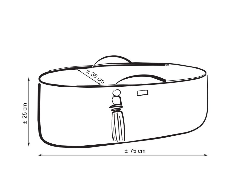 Moseskorb Boho handgemacht inkl. hochwertiger Matratze in Recklinghausen