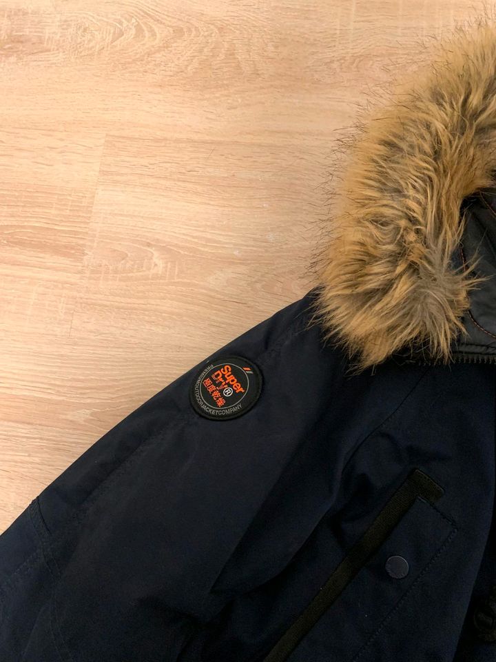 Superdry Winter-Parka (dunkelblau - S) in Leer (Ostfriesland)