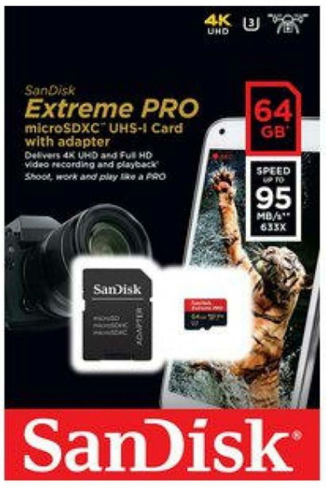 San Disk 64GB microSDXC-Karte Extreme PRO in Baden-Baden