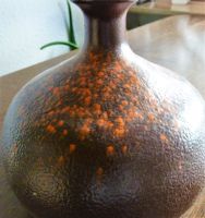 Keramik Vase braun, orange, 13 cm Baden-Württemberg - Friedenweiler Vorschau