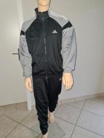 Adidas Trainingsanzug Gr. L  Schwarz grau Vintage Hessen - Wolfhagen  Vorschau