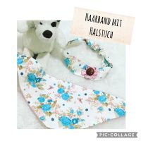 Süßes Set für‘s Baby, Tuch mit Haarband, Rosé, Hellblau HANDMADE Baden-Württemberg - Königheim Vorschau