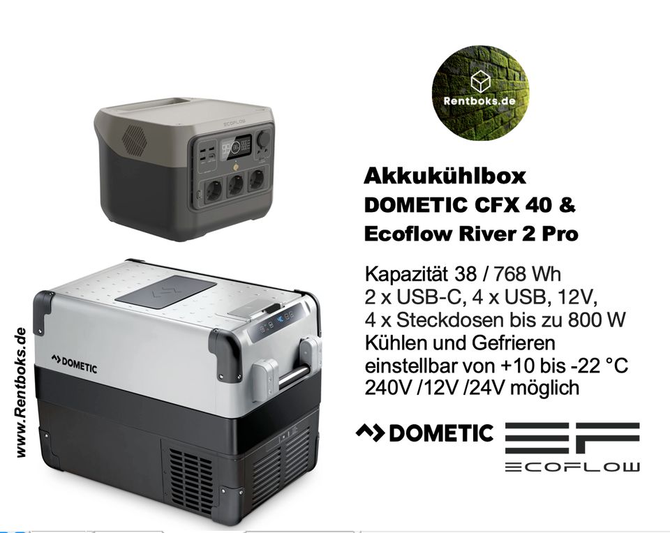 Akku-Kühlbox Dometic CFX 40 + Powerstation Verleih | Mieten in Berlin