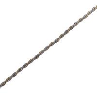 Kordelarmband Bicolor Gold Weiß/Gelbgold 585/ 14 kt Nordrhein-Westfalen - Herne Vorschau