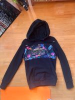 Superdry Hoodie Damen schwarz floral Dschungelmotiv Gold Nordrhein-Westfalen - Kerpen Vorschau