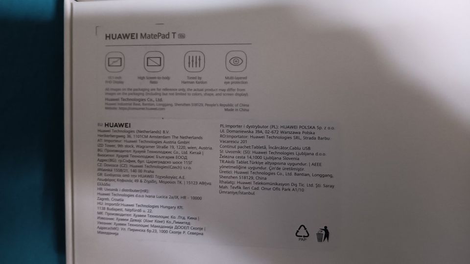 Huawei MatePad T 10s  1TB, Wi-Fi, 10,1 Zoll, - Deepsea Blue in Bomlitz