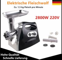 2800W Elektrischer Fleischwolf Wurstfüller Zerkleiner Wurstmaschi Hessen - Weilburg Vorschau