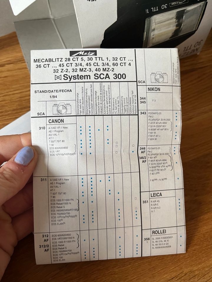 METZ Mecablitz 30 TTL 1i Blitzlicht Kamera in Dresden