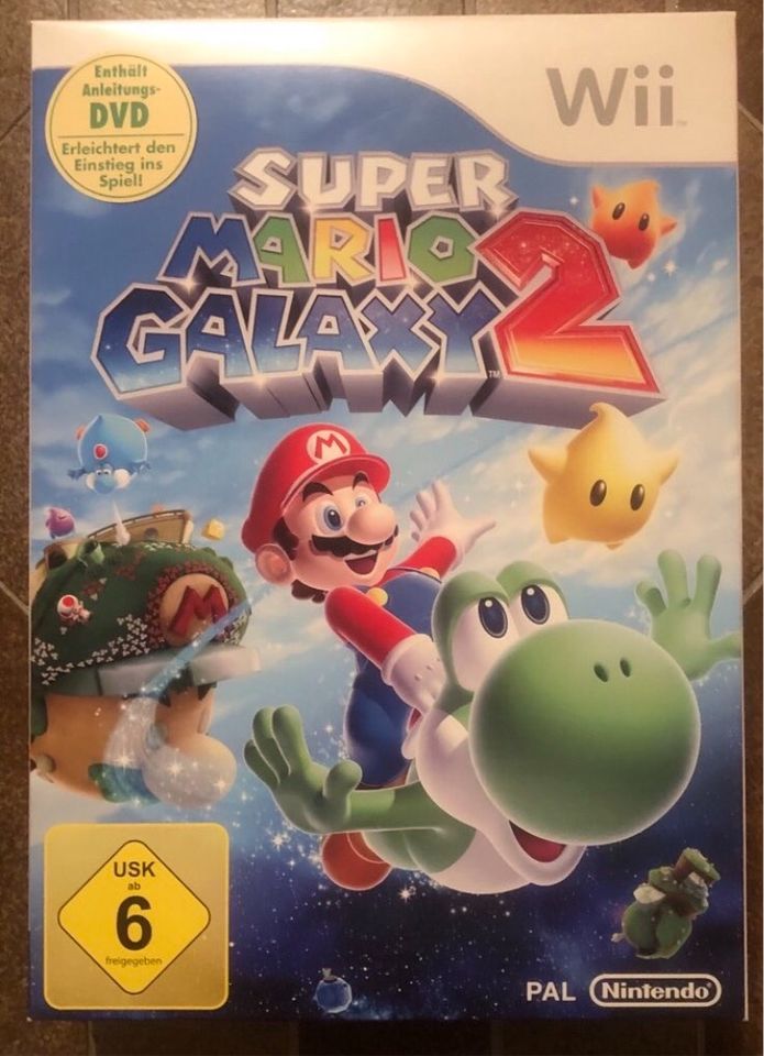 Nintendo Werbung Aufsteller Super Mario Galaxy wii Box in Morbach