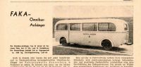 Fahrzeugwerke Kannenberg "Faka" Typen O3 + 05 Bericht 1950 Baden-Württemberg - Schopfheim Vorschau