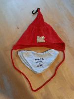 Set: Mädchen Baby Mütze rot NEU + Halsband/Tuch grau, Gr. 50/56 Dresden - Gruna Vorschau