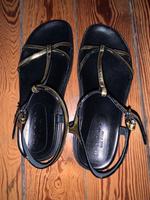 NEU! Orig. MARNI Sandalen, Gr. 40, Leder gold-schwarz Stuttgart - Stuttgart-Mitte Vorschau