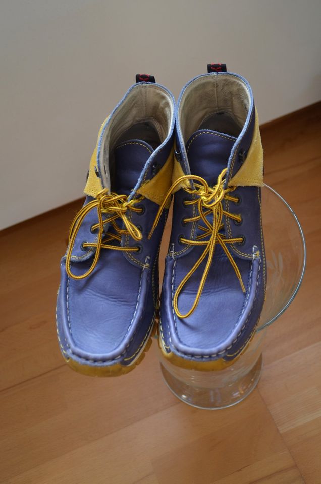 Wolky Schuhe Stiefeletten blau 40 in Bordesholm