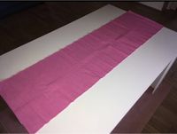 Tischläufer rosa, gerippt, 100% Baumwolle Brandenburg - Hoppegarten Vorschau
