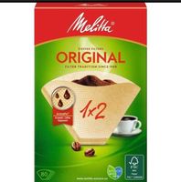 Melitta 1x2 Kaffeefilter Filtertüten Naturbraun 80 Stück| Händler Altona - Hamburg Altona-Nord Vorschau