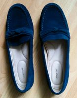 Damenschuhe NEU Gr. 42,5 Lands' End Loafer Wildleder Dunkelblau Brandenburg - Glienicke/Nordbahn Vorschau